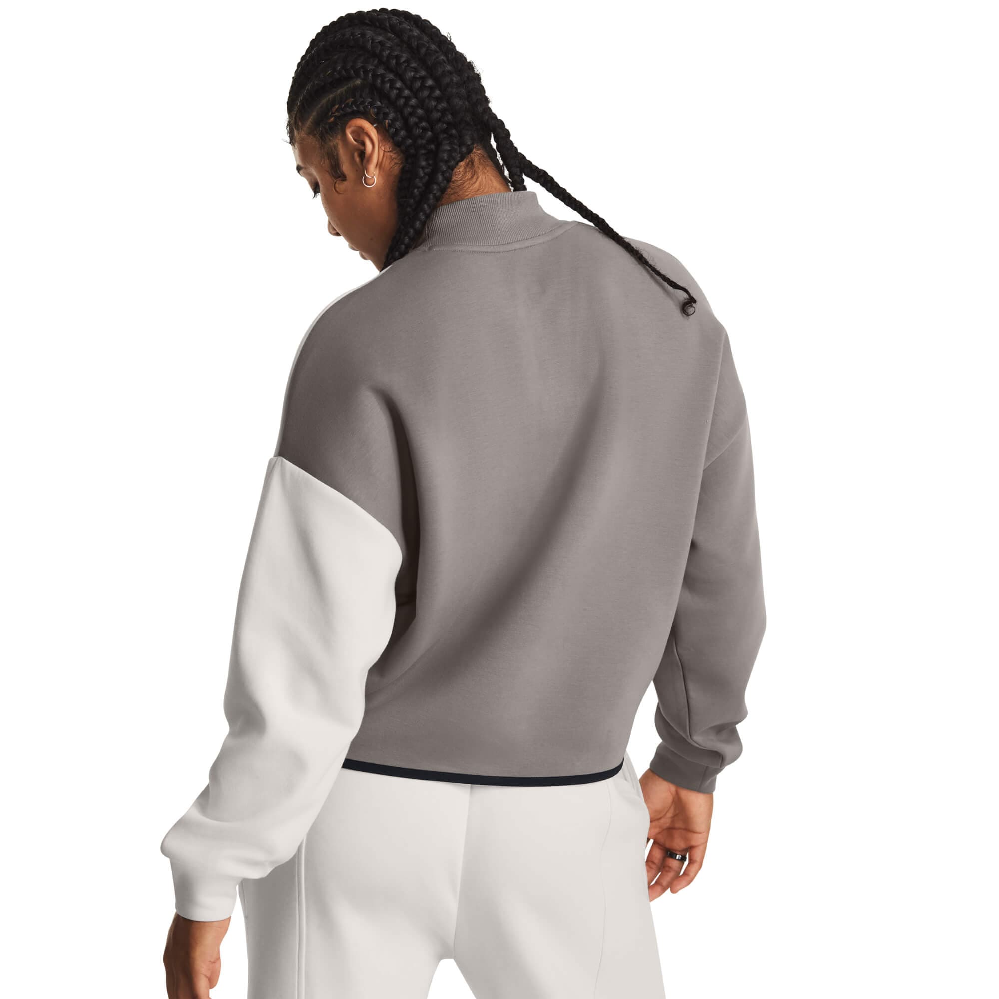 Under Armour Unstoppable Flc Crop Crew Dámská mikina US L 1379845-294 - náhled 4