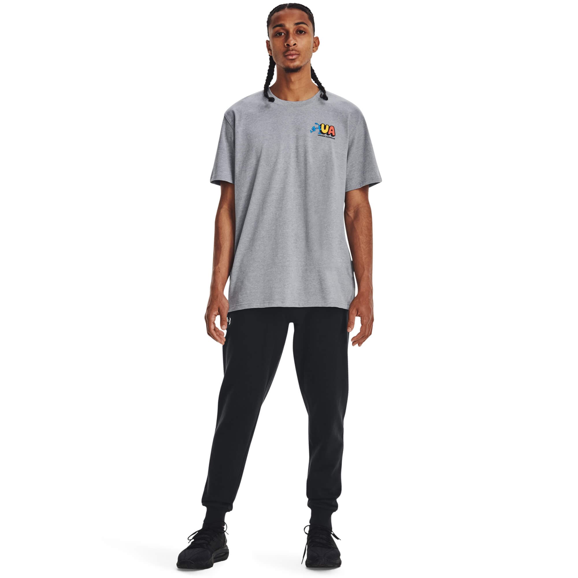 Under Armour UA Rival Fleece Joggers Pánské tepláky US M 1379774-001 - náhled 3