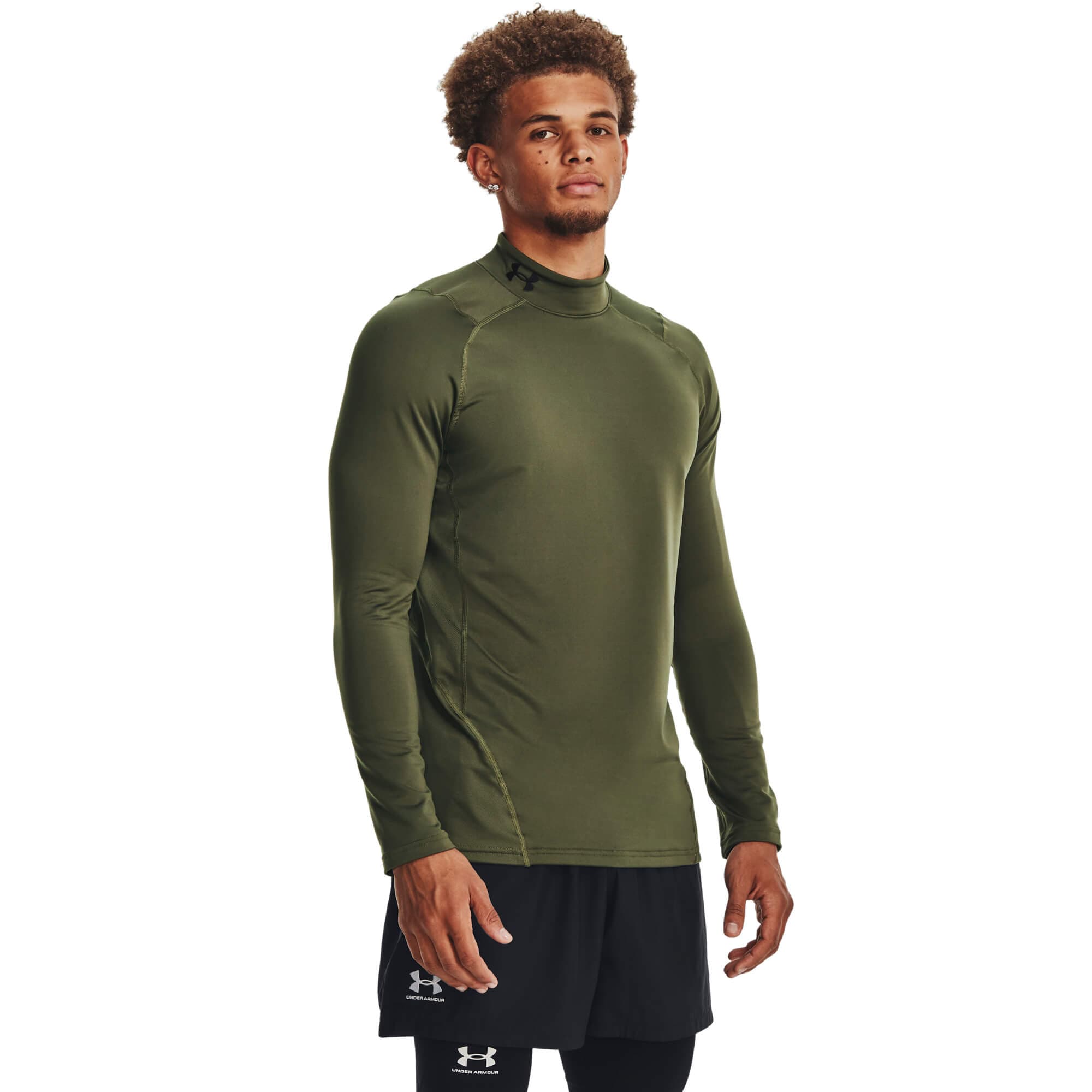 Under Armour UA CG Armour Fitted Mock Pánské tričko US XXL 1366066-390 - náhled 1