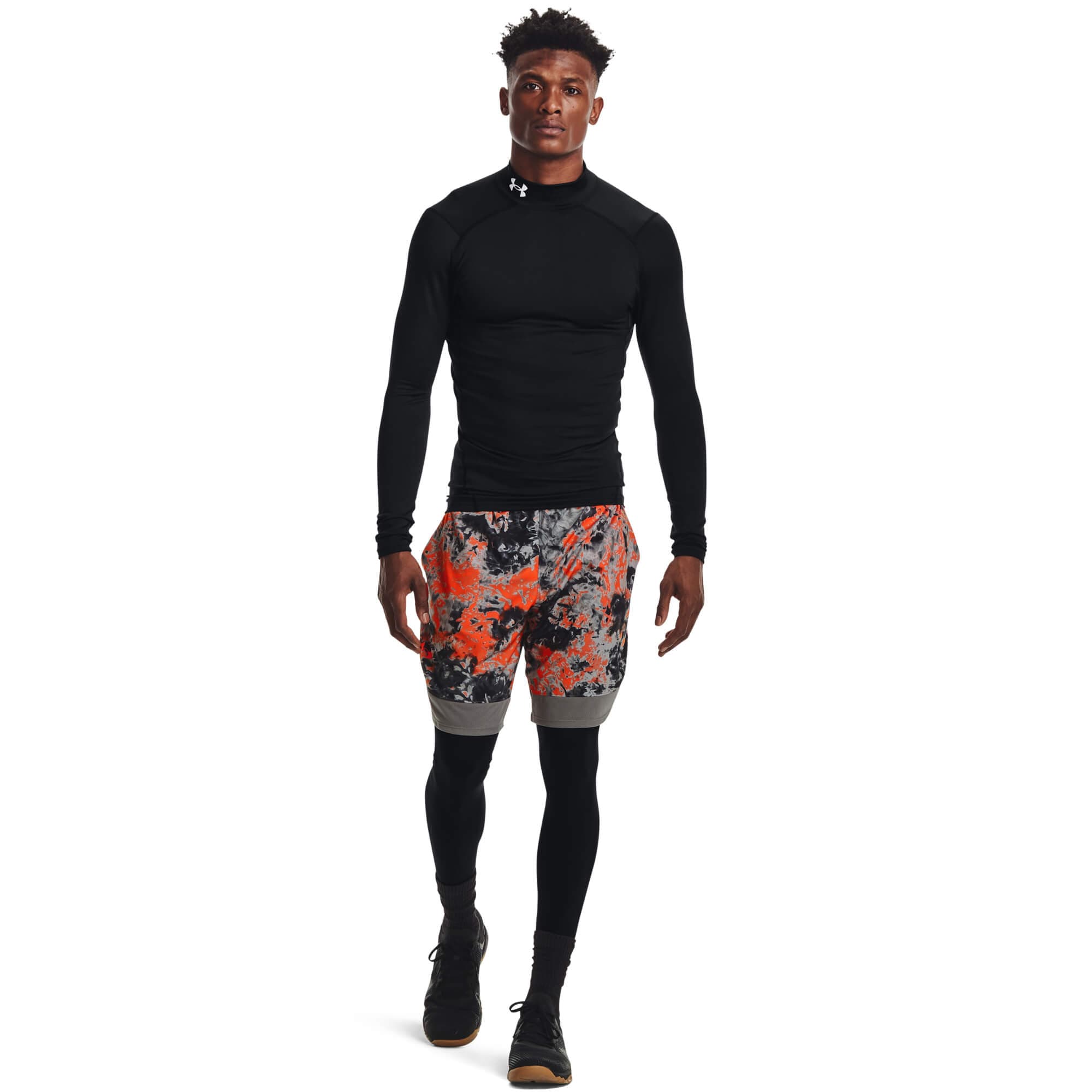 Under Armour UA CG Armour Comp Mock Pánské kompresní tričko US M 1366072-001 - náhled 4