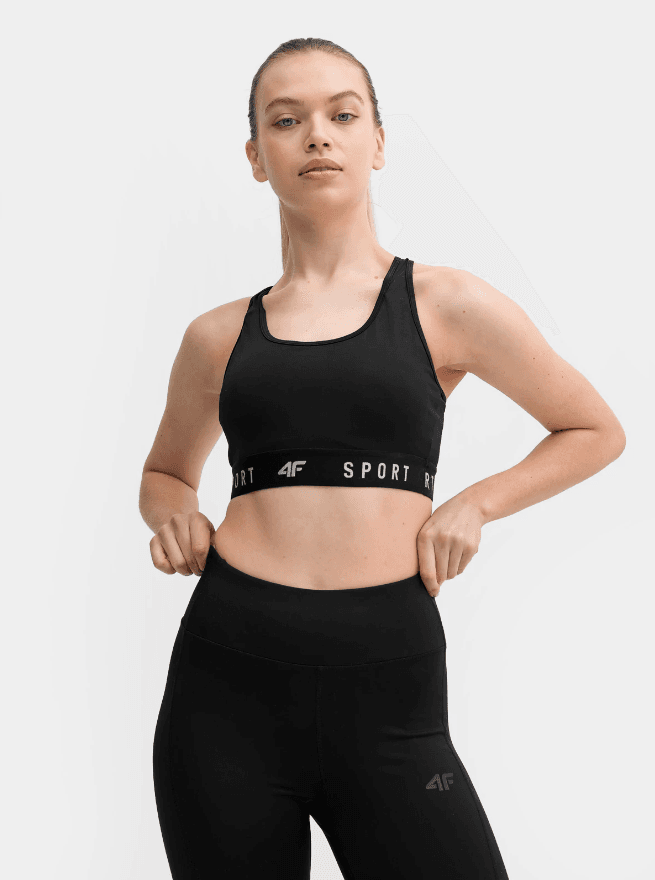 4F 4FSS23USBAF051 DEEP BLACK Sportovní podprsenka US L 4FSS23USBAF051 DEEP BLACK - náhled 3