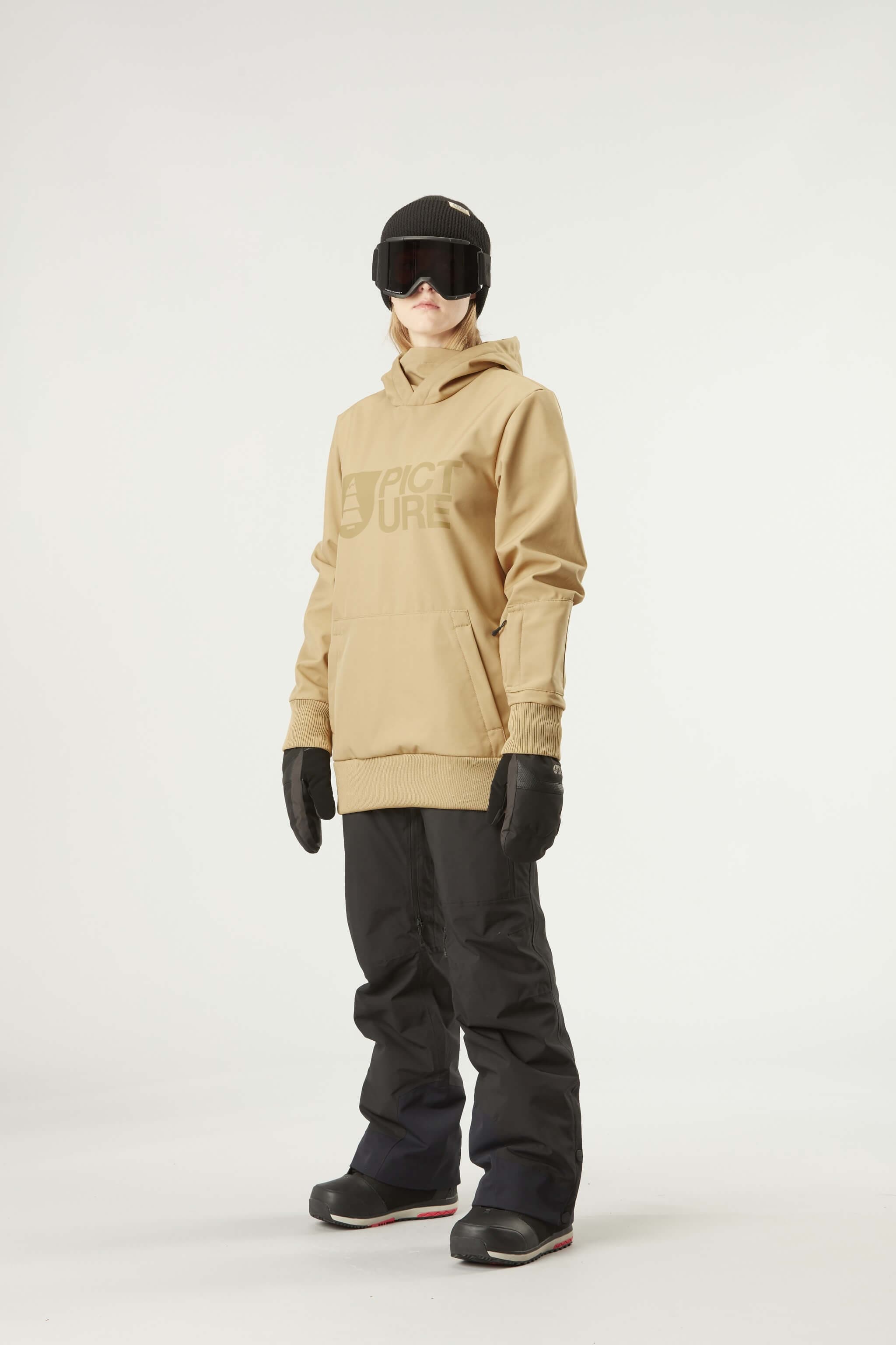 Picture Parker 5/5 Unisex lyžařská softshellová bundo-mikina US M MVT401-TANNIN - náhled 5