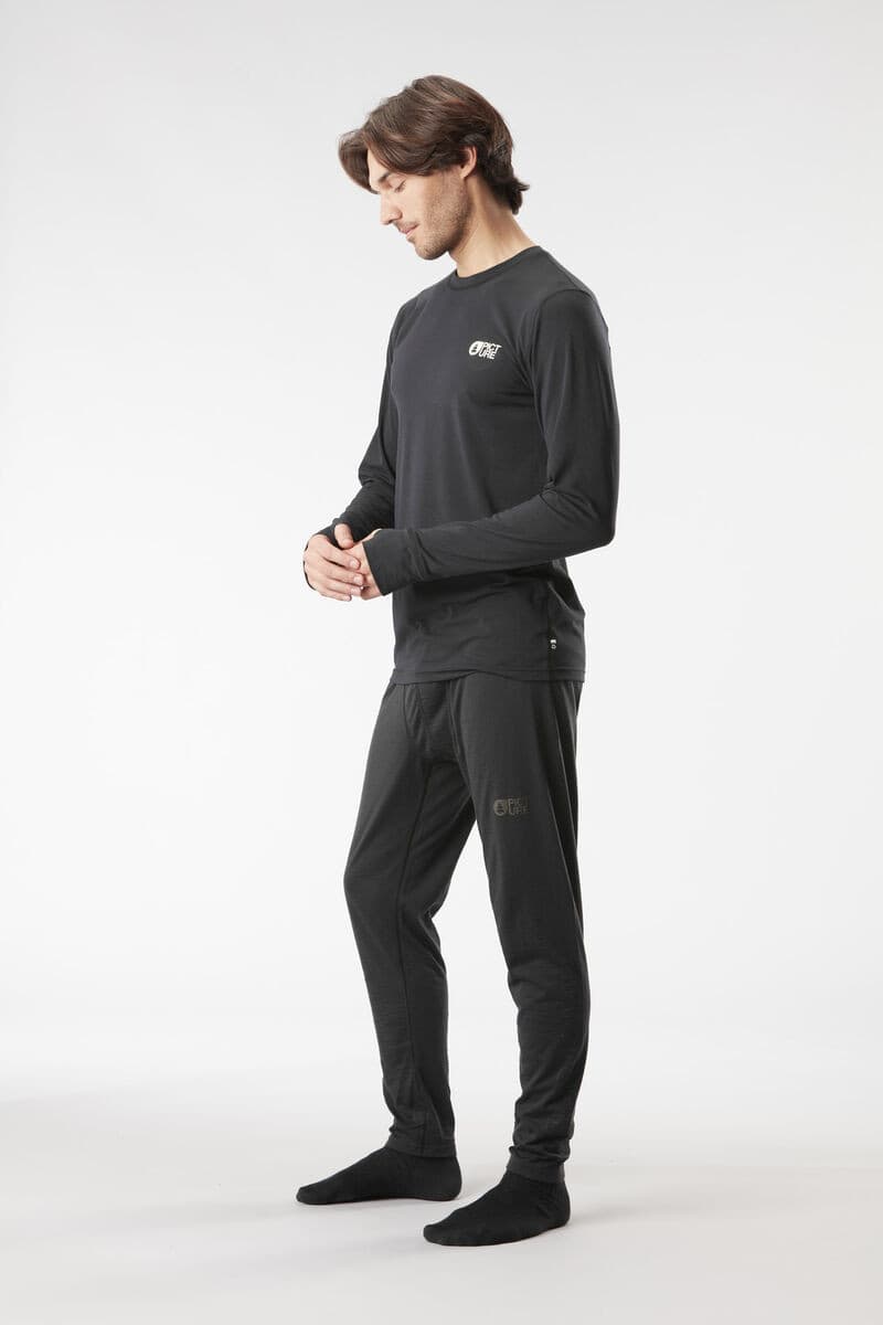Picture Nangha L/S Pánské funkční triko US L MTS1072-BLACK - náhled 3