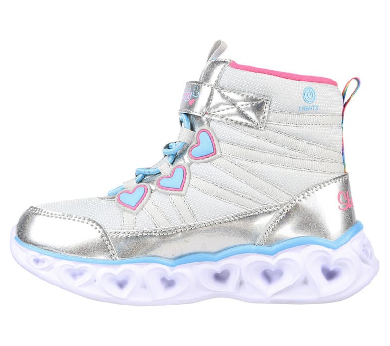 SKECHERS HEART LIGHTS - SWEET Dětské boty EU 32 302668L_SMLT - náhled 3