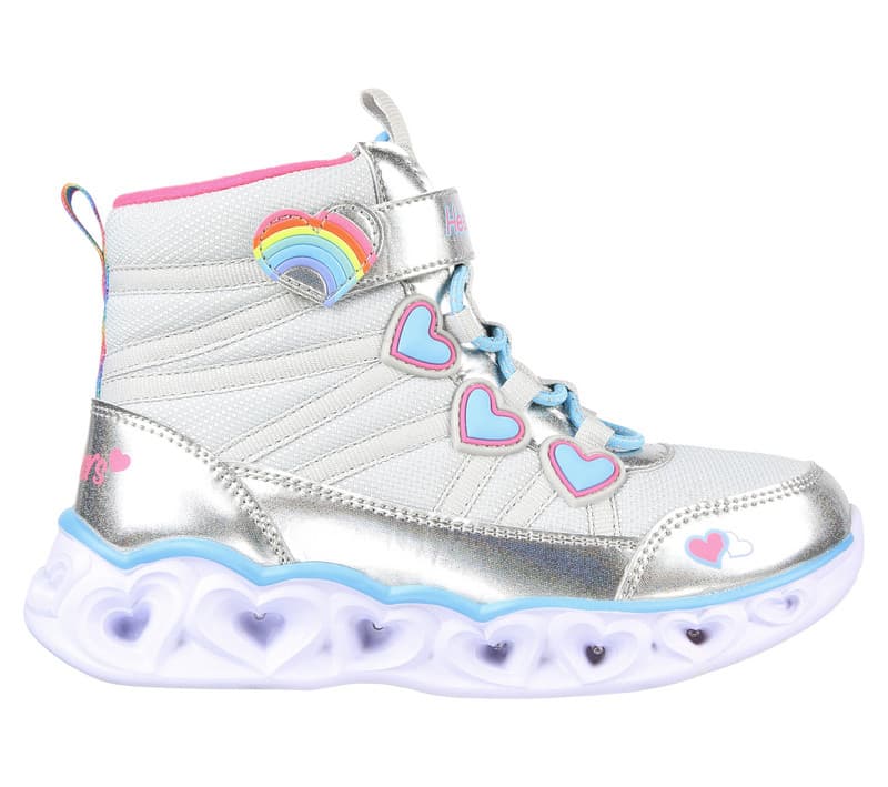 SKECHERS HEART LIGHTS - SWEET Dětské boty EU 32 302668L_SMLT - náhled 1