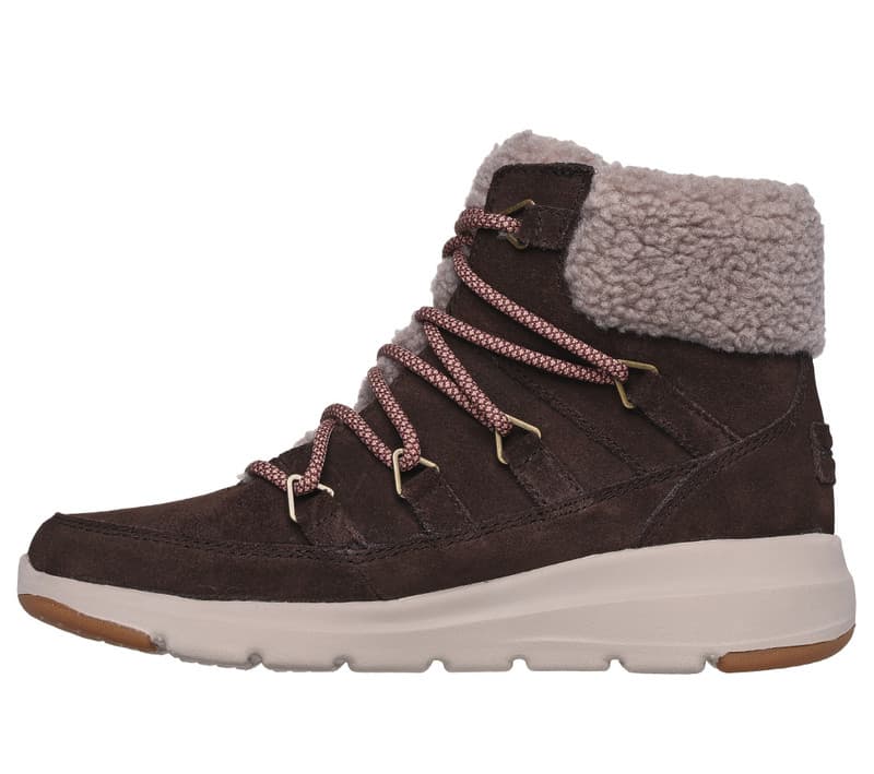SKECHERS GLACIAL ULTRA - WINT Dámské zimní boty EU 37 144187_CHOC - náhled 3