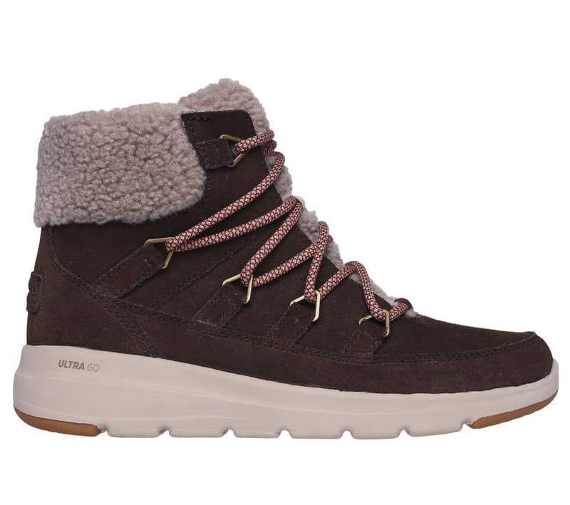 SKECHERS GLACIAL ULTRA - WINT Dámské zimní boty EU 37 144187_CHOC - náhled 1