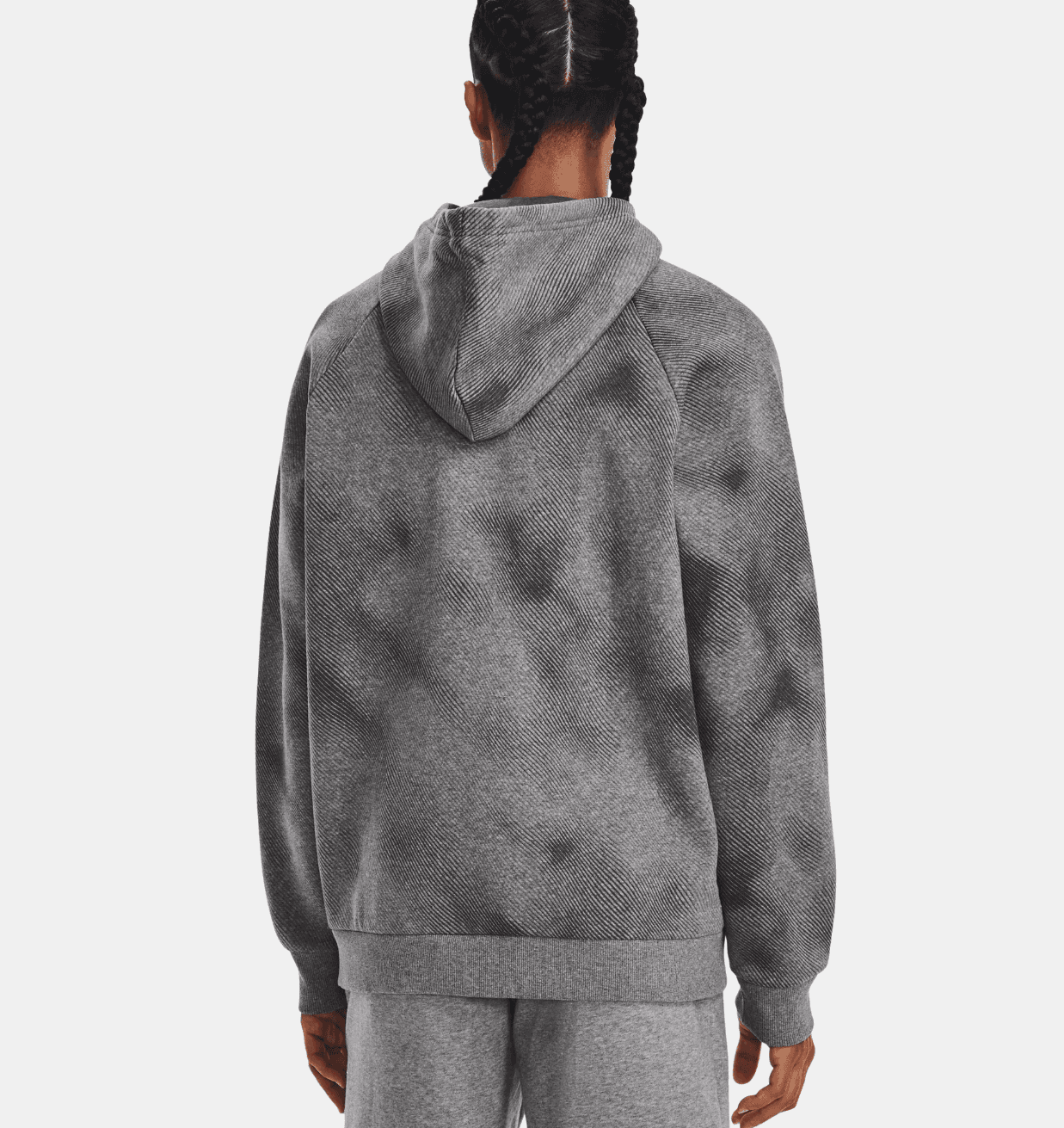 Under Armour UA Rival Fleece Printed HD Pánská mikina US M 1379759-025 - náhled 4