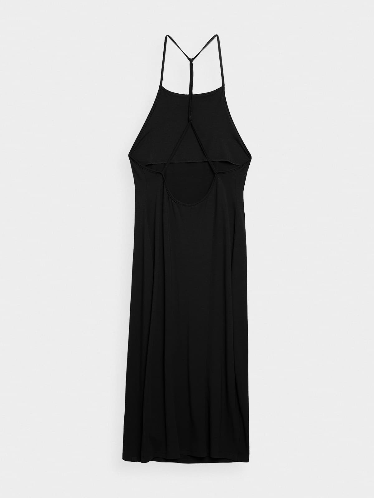 4F 4FSS23TDREF050 DEEP BLACK Dámské šaty US L 4FSS23TDREF050 DEEP BLACK - náhled 5