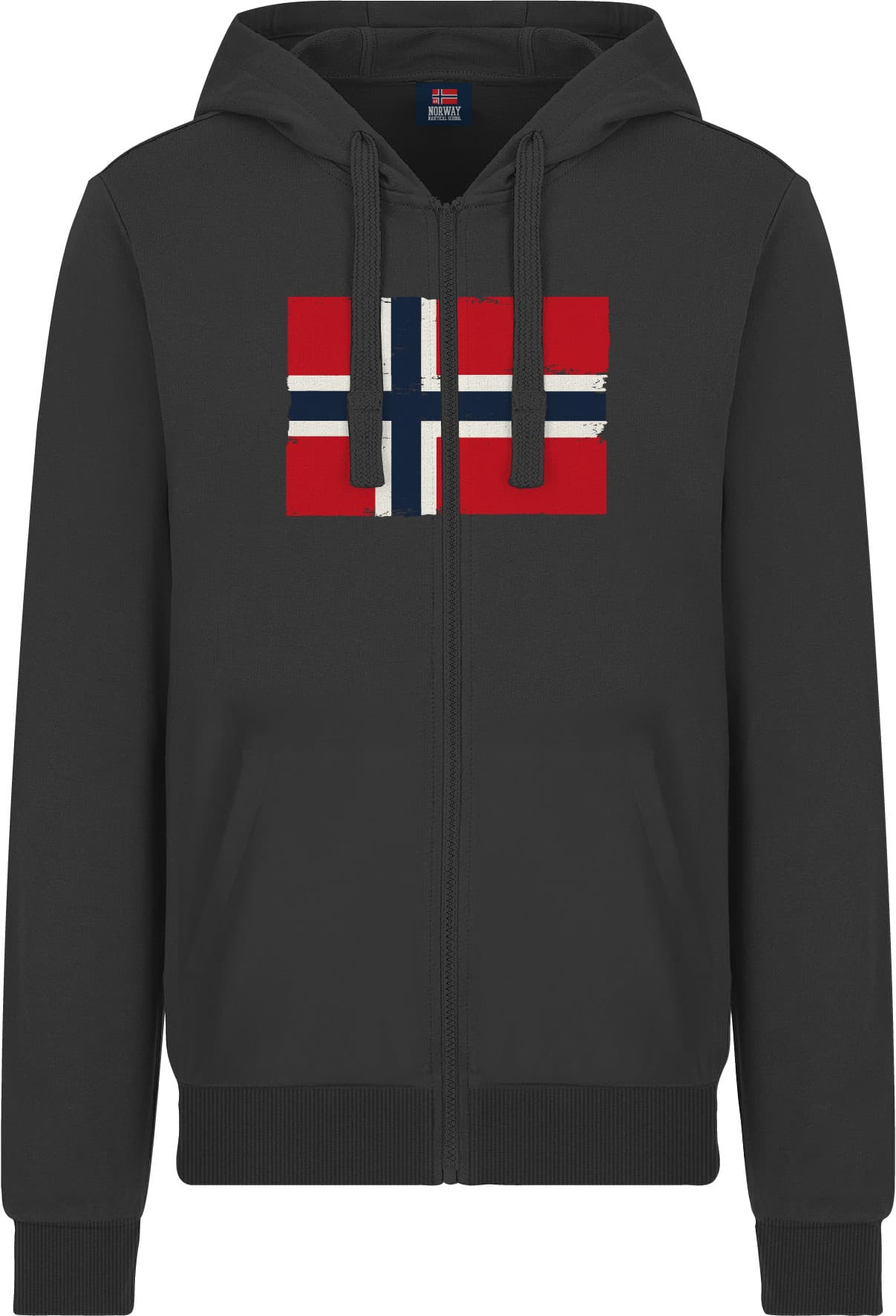 NORWAY COTTON FLEECE Pánská mikina US XL 129444 Black
