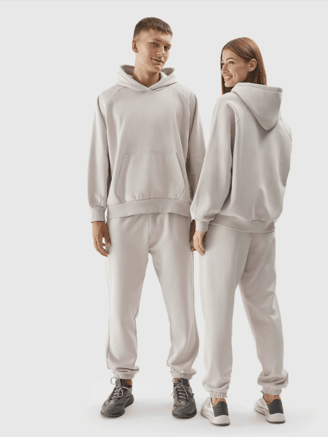 4F 4FAW23TSWSU704 BEIGE Unisex mikina US L 4FAW23TSWSU704 BEIGE - náhled 2