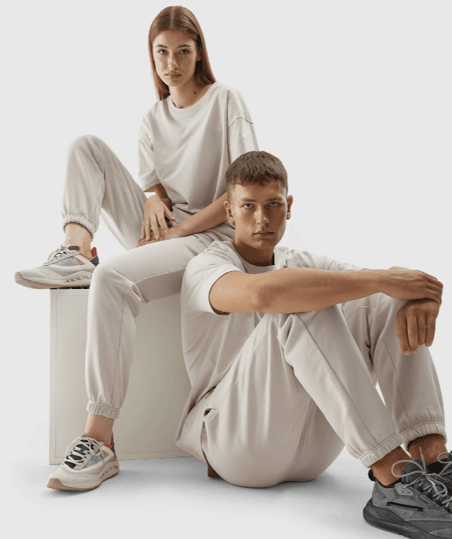4F 4FAW23TTSHU0885 BEIGE Unisex tričko US M 4FAW23TTSHU0885 BEIGE - náhled 2