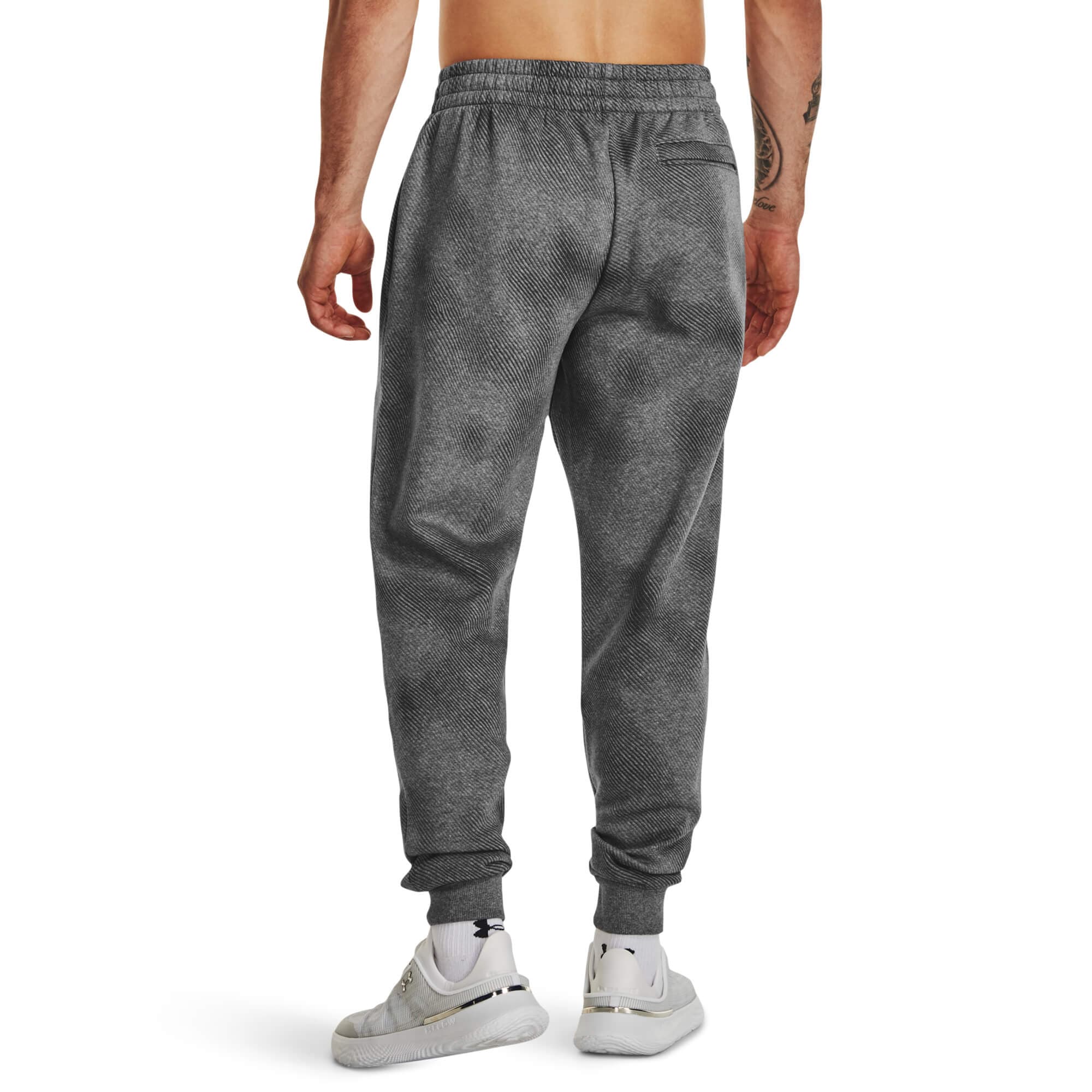 Under Armour UA Rival Fleece Printed Jgrs Pánské tepláky US L 1379777-025 - náhled 3