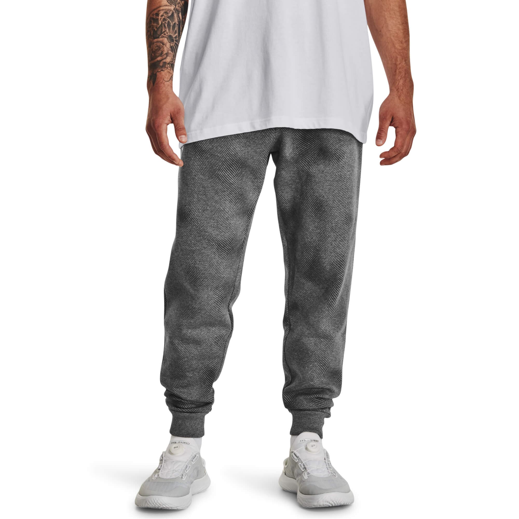 Under Armour UA Rival Fleece Printed Jgrs Pánské tepláky US L 1379777-025 - náhled 4