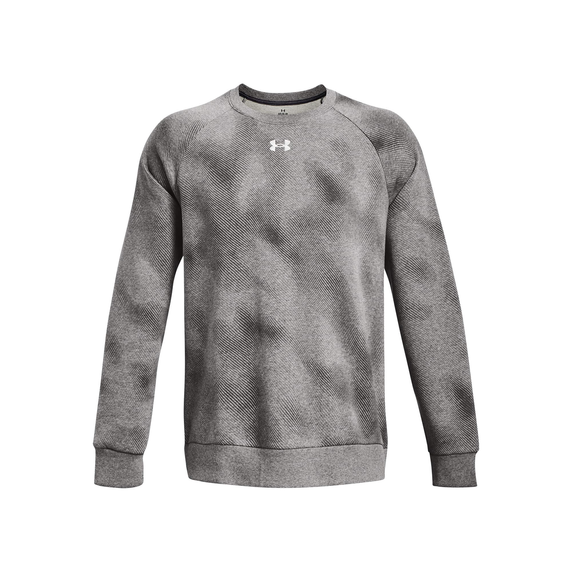 Under Armour UA Rival Fleece Printed Crew Pánská mikina US M 1379756-025 - náhled 1