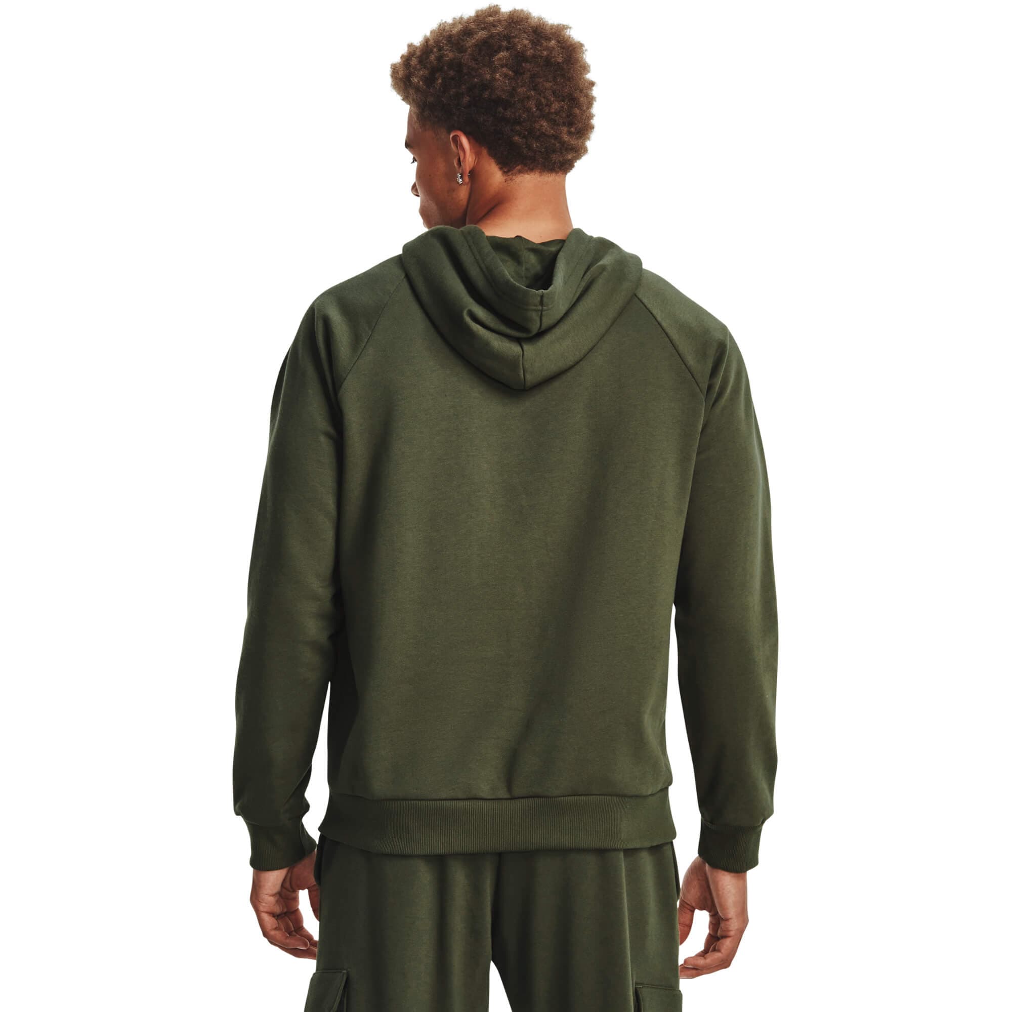 Under Armour UA Rival Fleece Hoodie Pánská mikina US L 1379757-390 - náhled 4