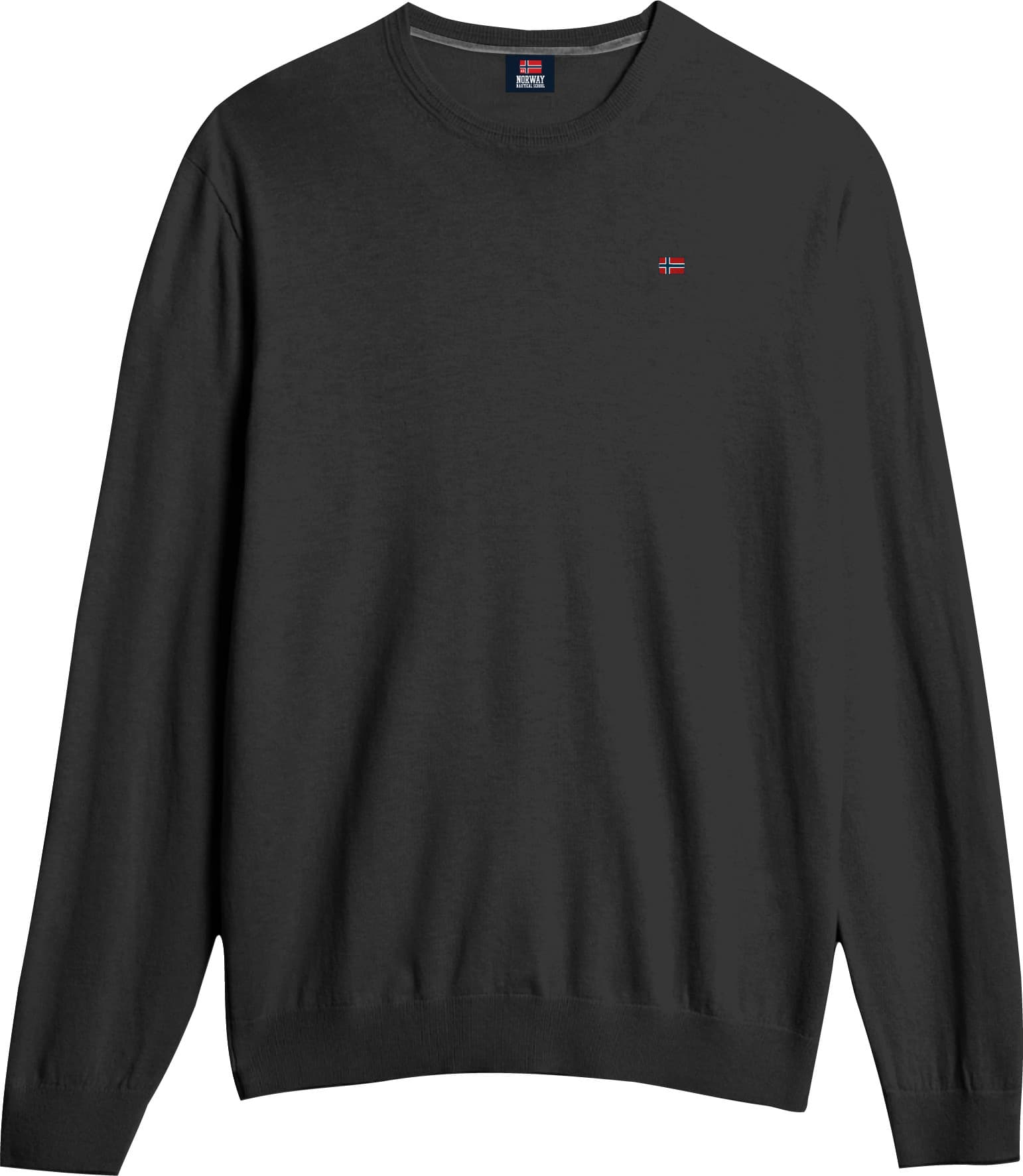NORWAY SWEATER ROUNDNECK Pánský svetr US 3XL 133101 Black
