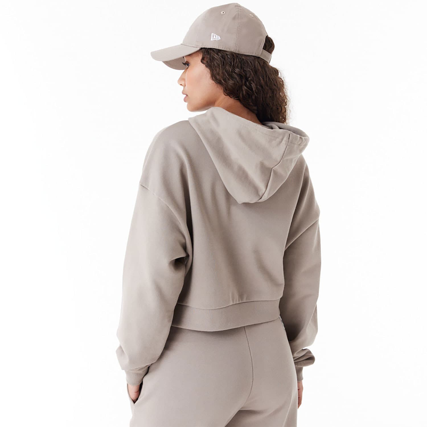 NEW ERA Arch wordmark crop hoody Dámská mikina US L 60435282 - náhled 2