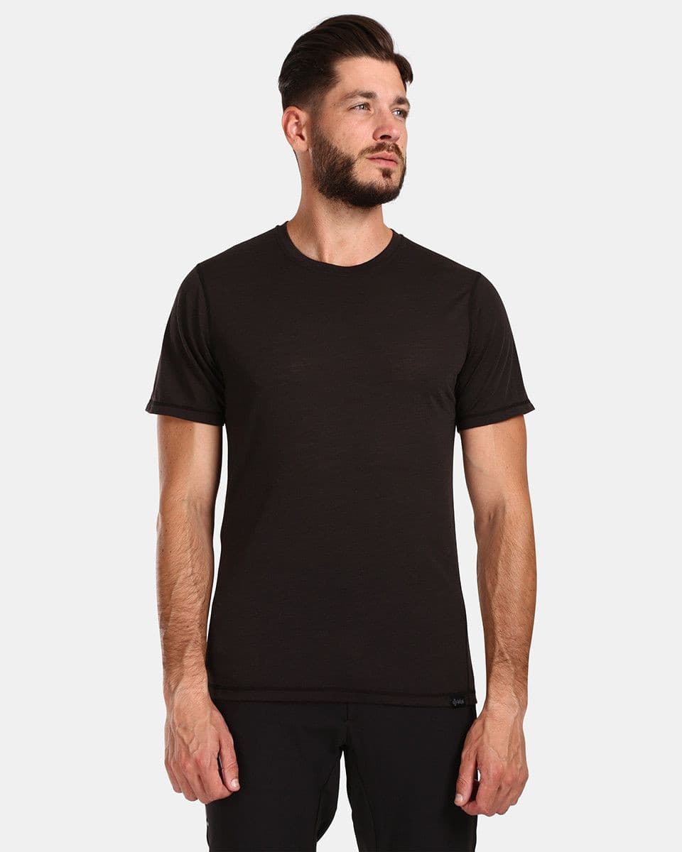 Kilpi SLOPER-M Pánské tričko z merino vlny US L UM0303KIBLK - náhled 1