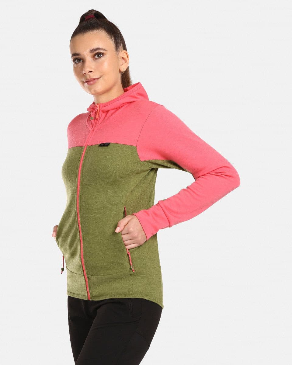 Kilpi WOLIE-W Dámský svetr z merino vlny EU 36 UL0211KIPNK - náhled 2