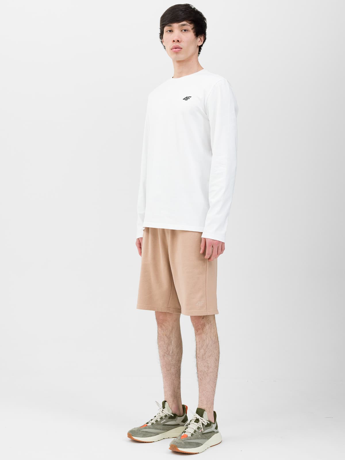 4F SHORTS CAS M284 Pánské kraťasy US 3XL 4FWSS24TSHOM284 BEIGE - náhled 2
