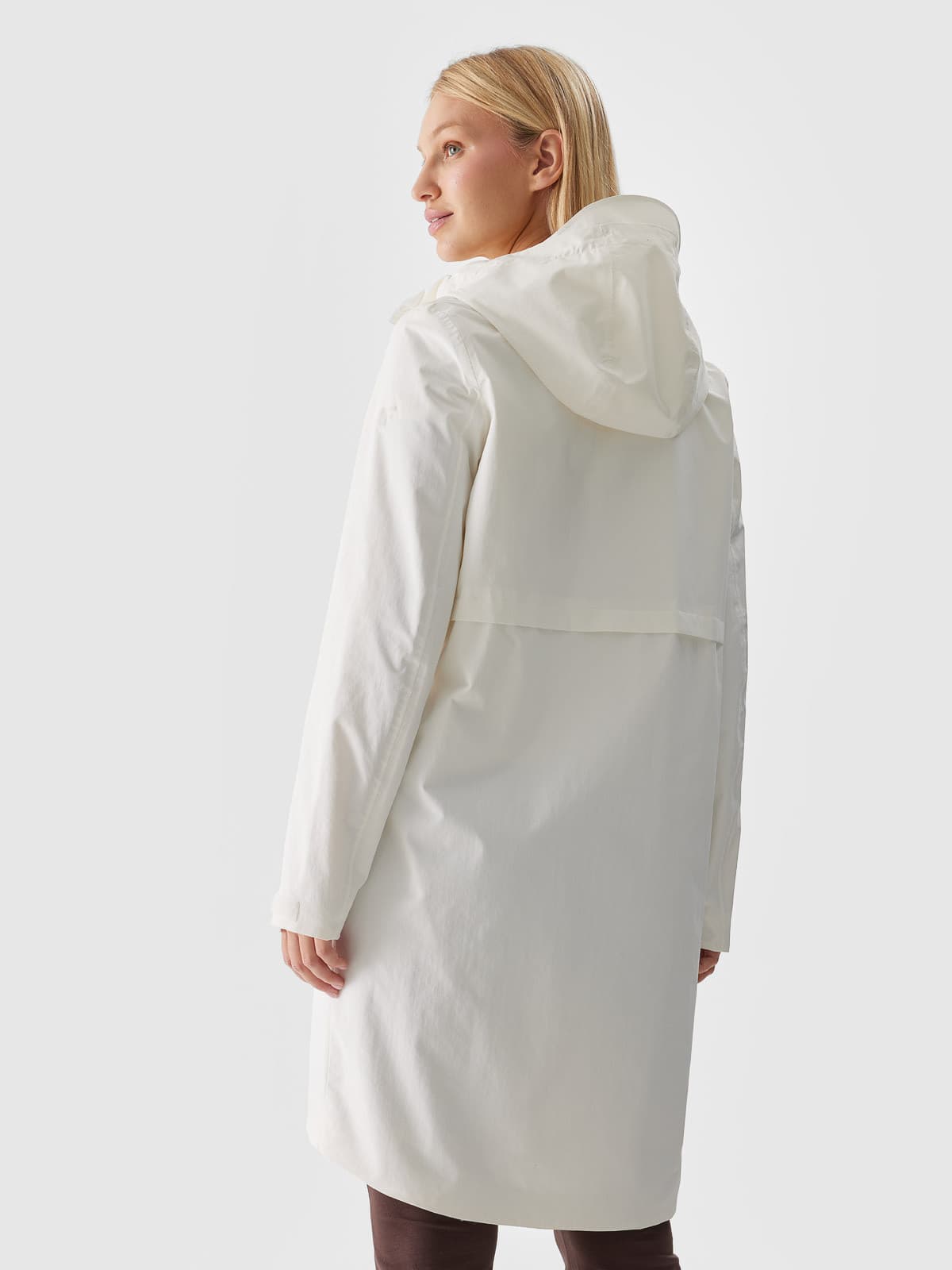 4F TECHNICAL JACKET F429 Dámská parka US L 4FWSS24TTJAF429 OFF WHITE - náhled 3
