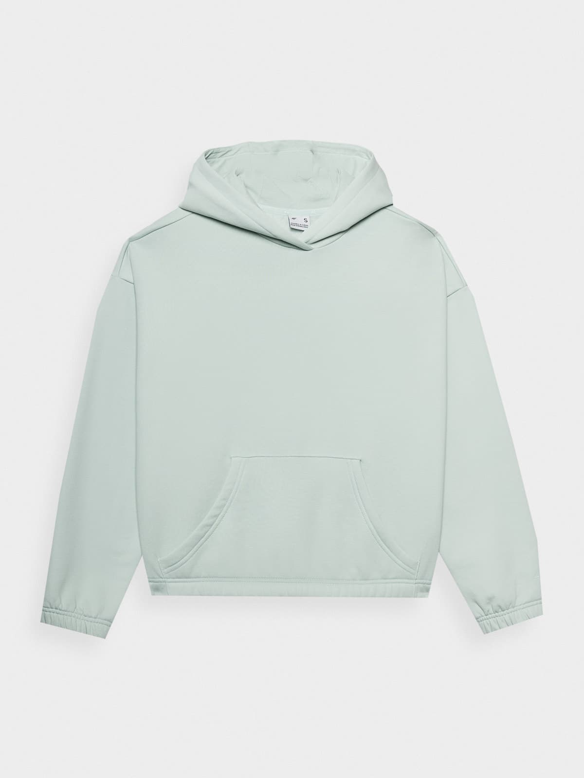 4F SWEATSHIRT F1057 Dámská mikina US L 4FWSS24TSWSF1057 LIGHT GREEN