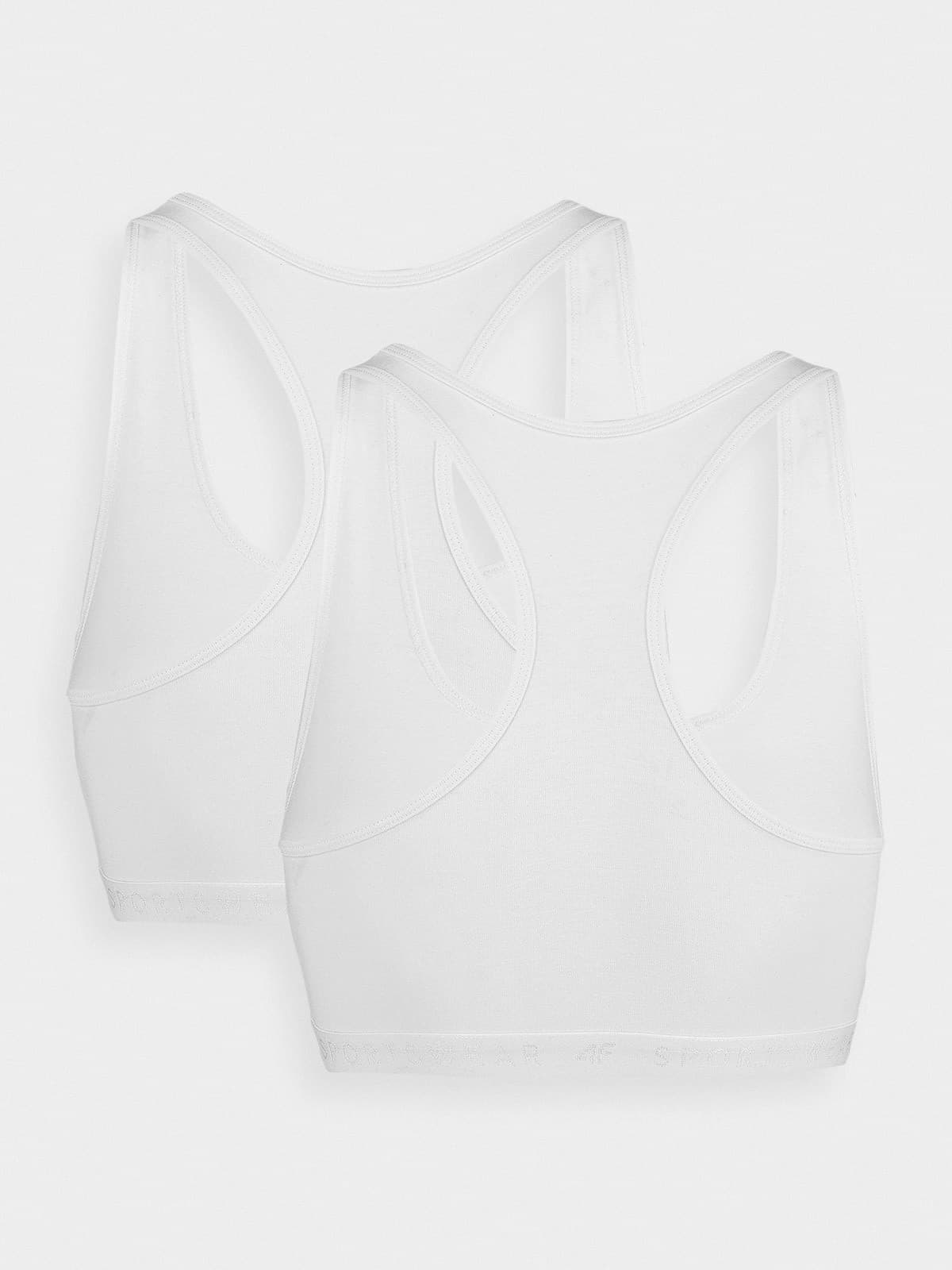 4F BRA F027 (2pack) Podprsenky US L 4FWSS24UBRAF027 WHITE - náhled 4