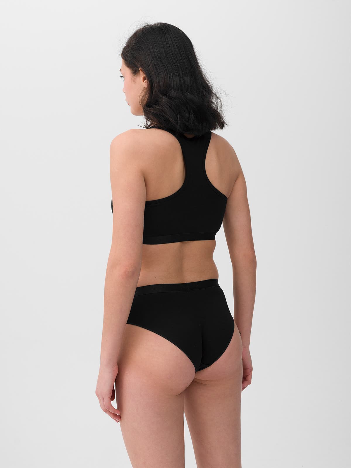 4F BRA F027 (2pack) Podprsenky US L 4FWSS24UBRAF027 DEEP BLACK - náhled 2