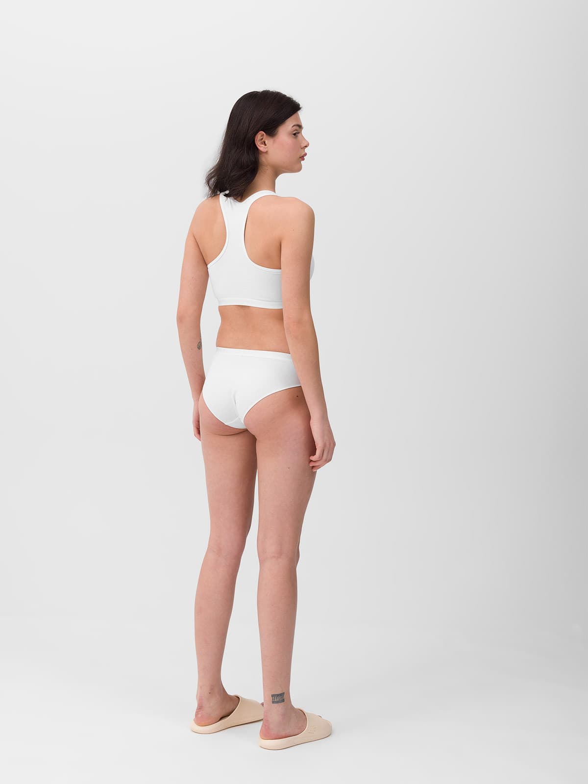 4F PANTIES F017 (2pack) Dámské kalhotky US L 4FWSS24UPTSF017 WHITE - náhled 4