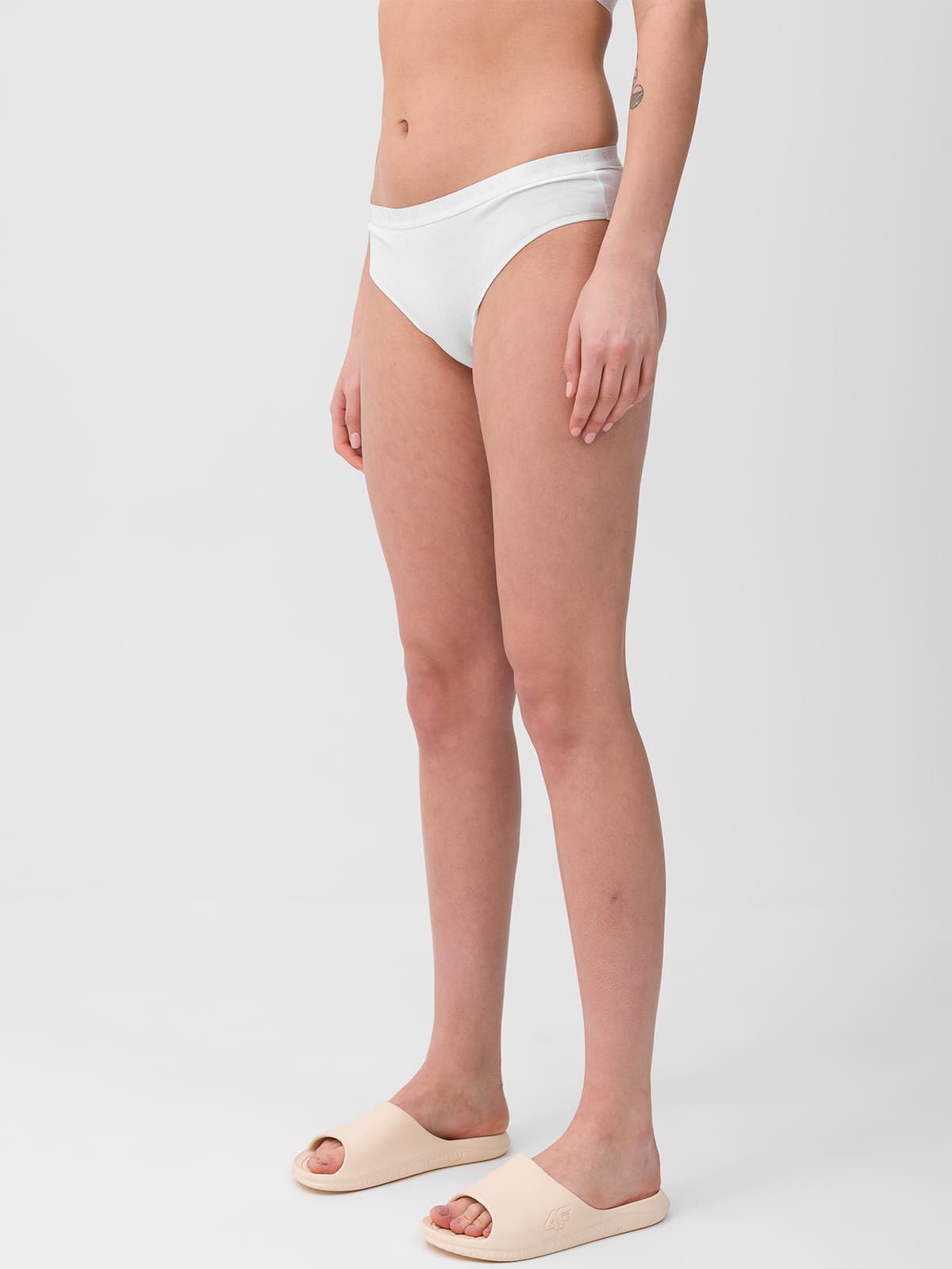4F PANTIES F017 (2pack) Dámské kalhotky US L 4FWSS24UPTSF017 WHITE - náhled 3