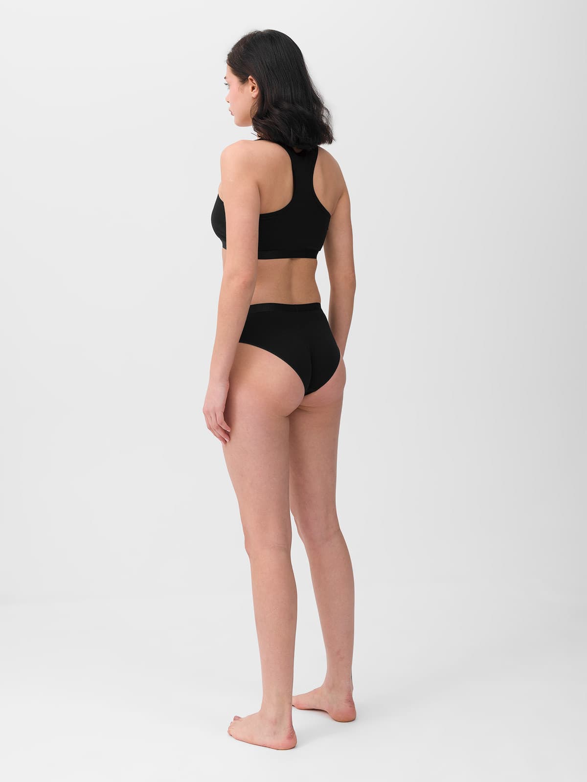 4F PANTIES F017 (2pack) Dámské kalhotky US L 4FWSS24UPTSF017 DEEP BLACK - náhled 4