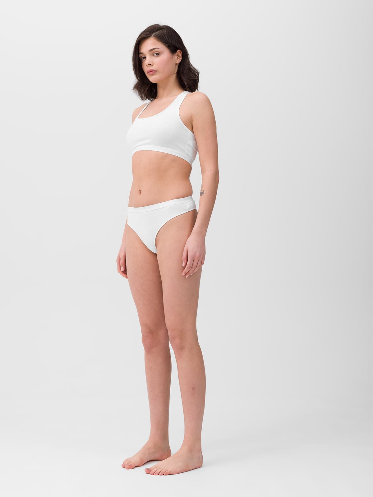 4F PANTIES F018 (2pack) Dámské tanga US L 4FWSS24UPTSF018 WHITE - náhled 5