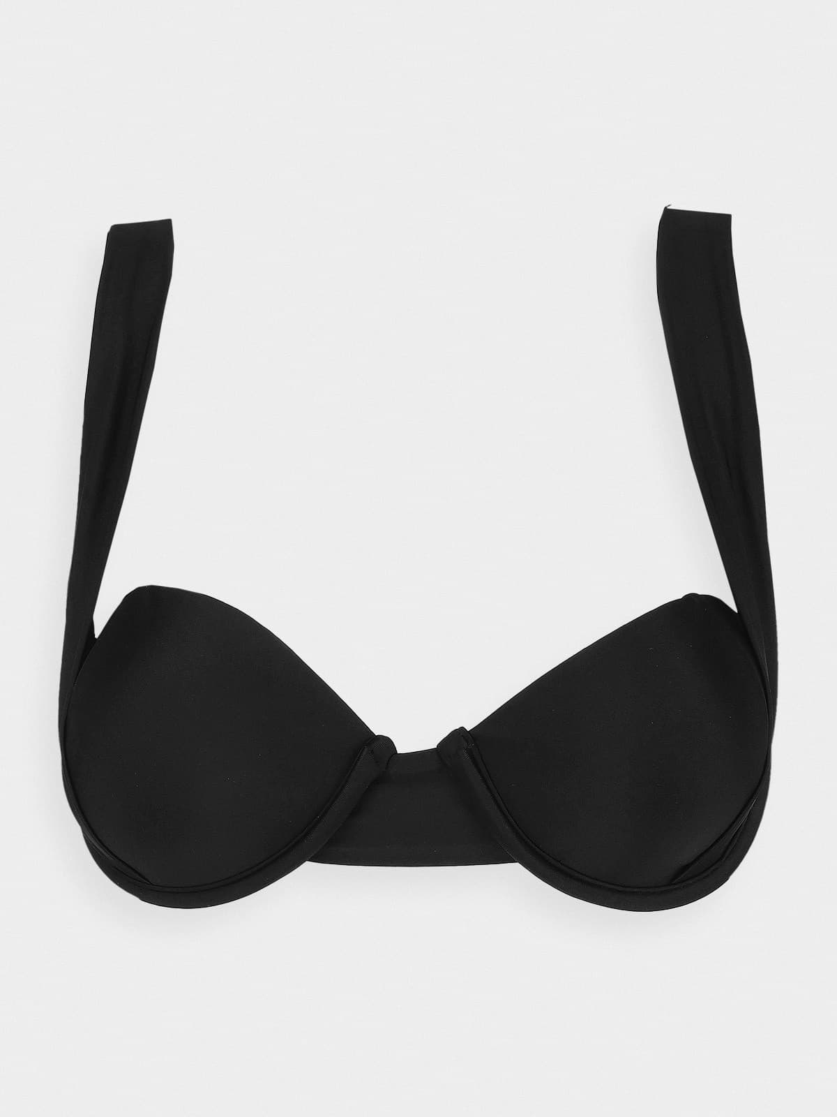 4F BIKINI TOP F042 Horní díl plavek US L 4FWSS24UBKTF042 DEEP BLACK - náhled 1