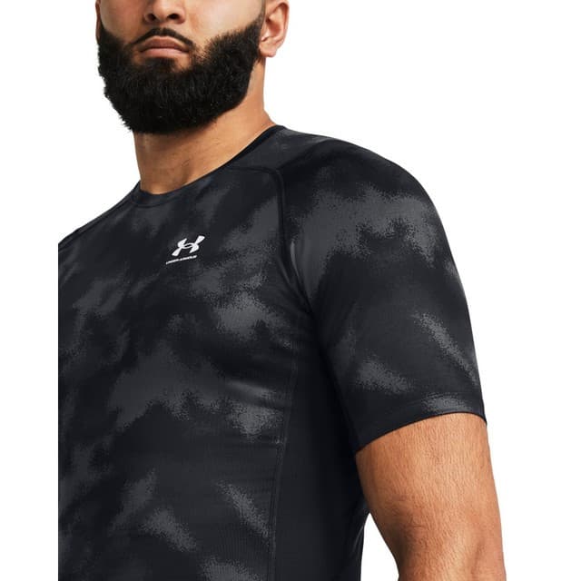 Under Armour UA HG Armour Printed SS Pánské sportovní tričko US XXL 1383321-001 - náhled 4