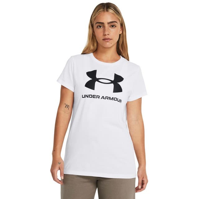 Under Armour UA W SPORTSTYLE LOGO SS Dámské tričko US L 1356305-111 - náhled 1