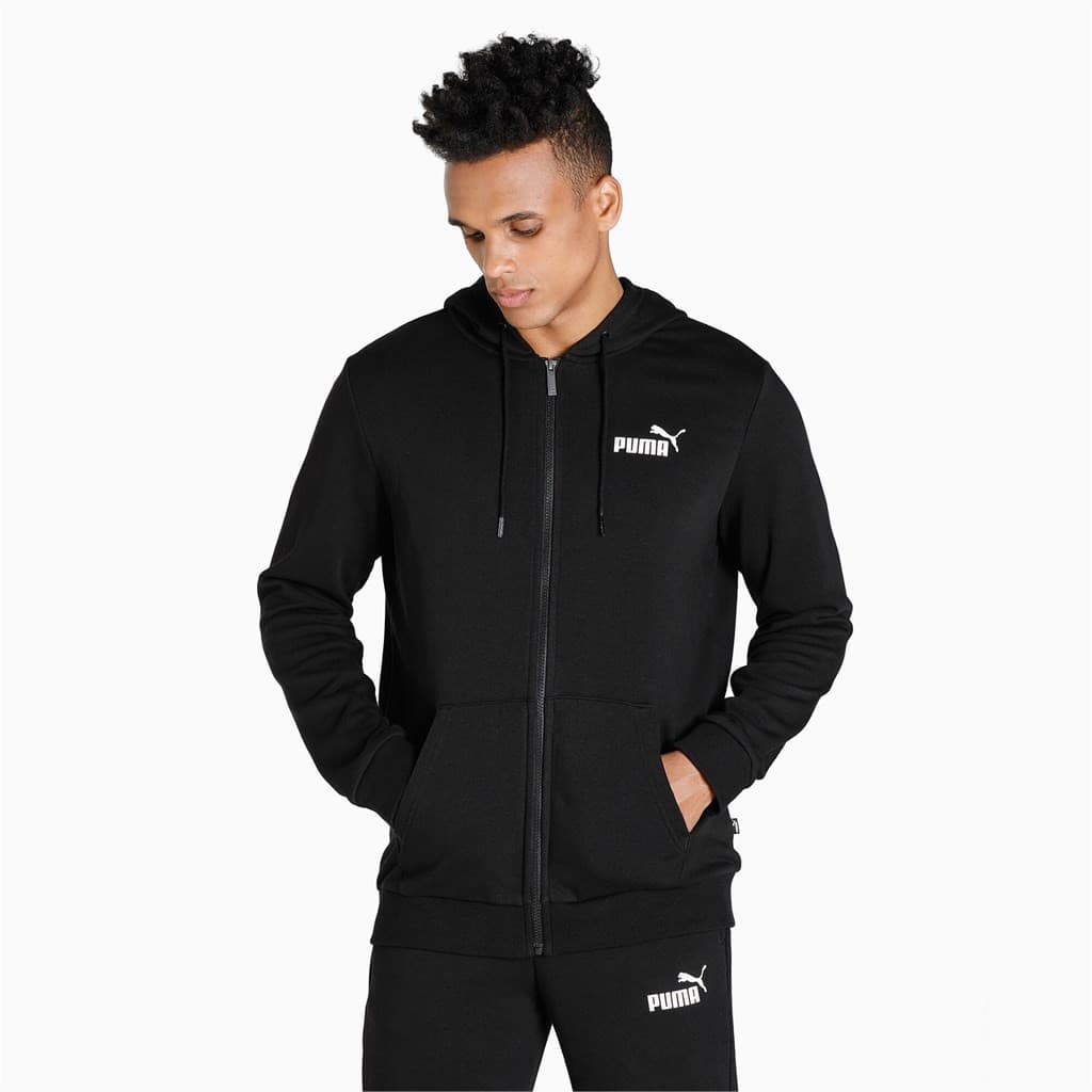 Puma ESS Small Logo FZ Hoodie TR Pánská mikina US L 586704-01 - náhled 1