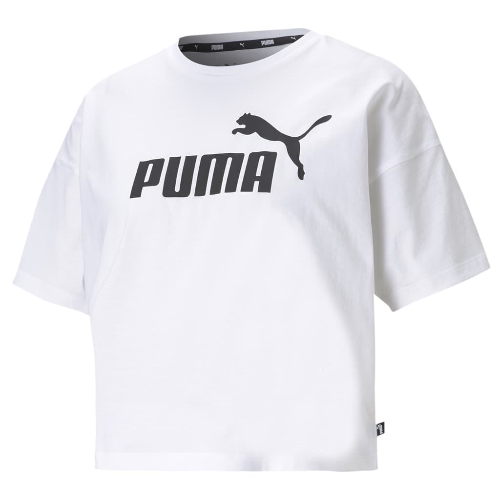 Puma ESS Cropped Logo Tee Dámské tričko US L 586866-02 - náhled 4