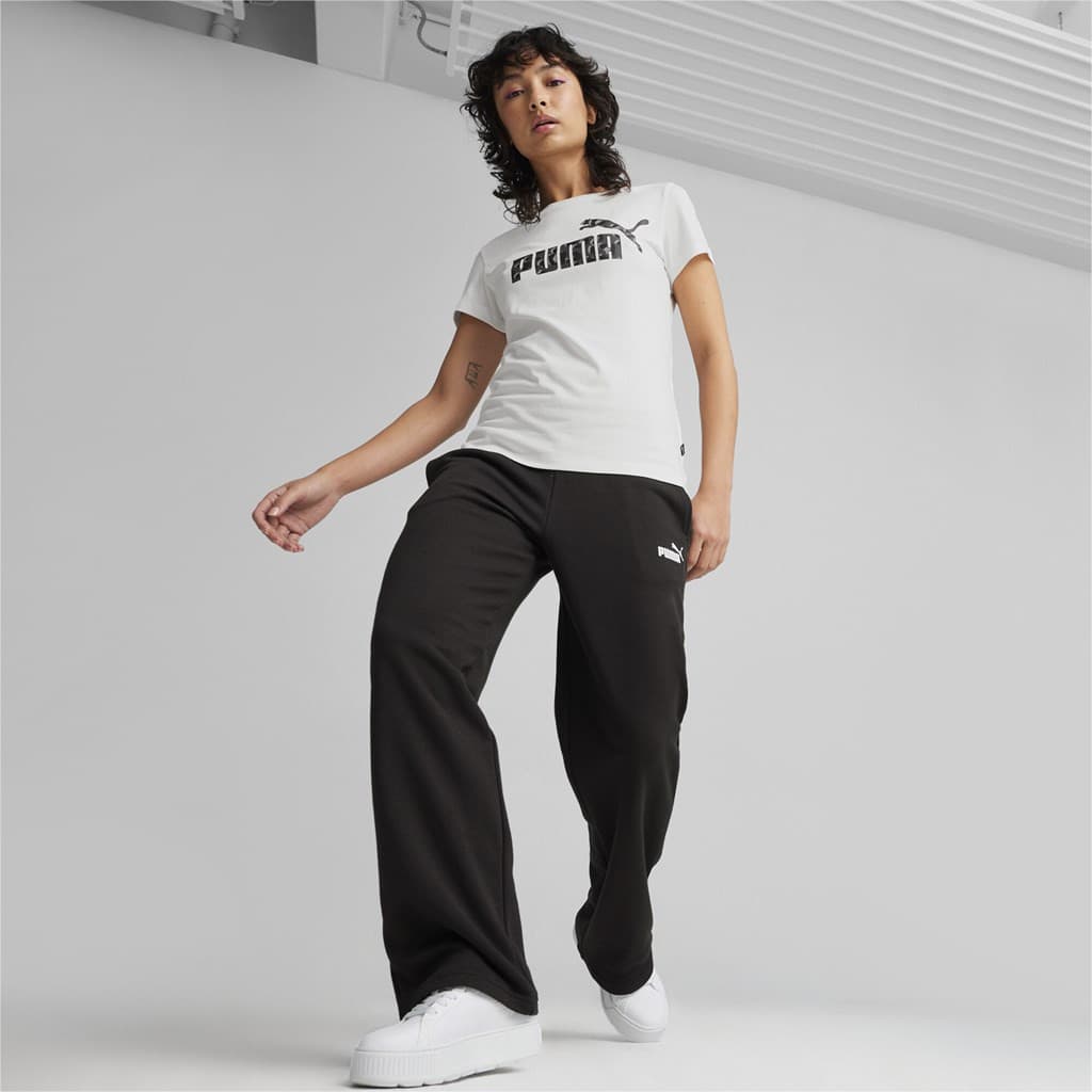 Puma ESS+ Straight Leg Small Logo Pants TR Dámské tepláky US L 678745-01 - náhled 3