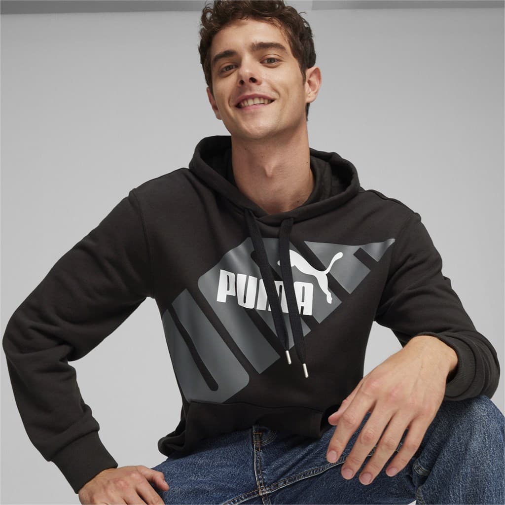 Puma POWER Graphic Hoodie TR Pánská mikina US XXL 678963-01 - náhled 3