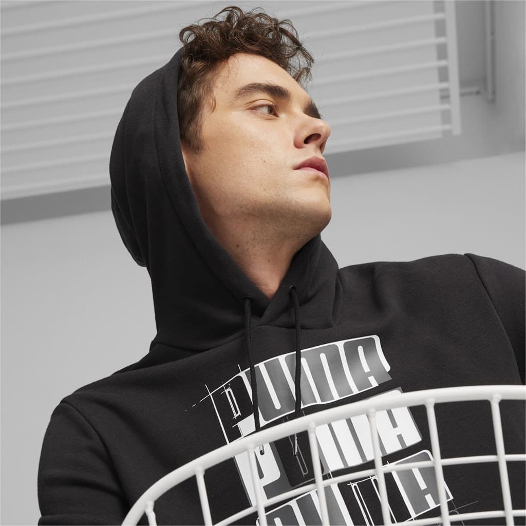 Puma ESS+ LOGO LAB Hoodie TR Pánská mikina US L 678978-01 - náhled 4