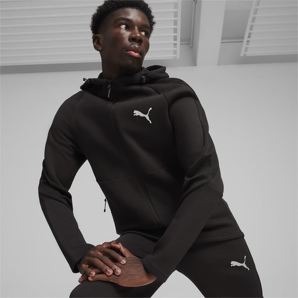 Puma EVOSTRIPE Full-Zip Hoodie DK Pánská mikina US L 678995-01 - náhled 3