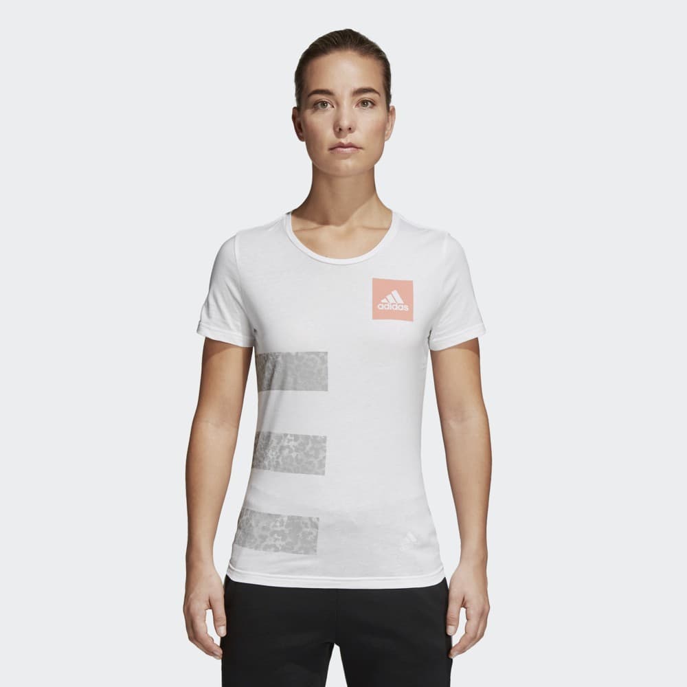 adidas Performance THREE STRIPES W Dámské tričko US L CV4571 - náhled 1