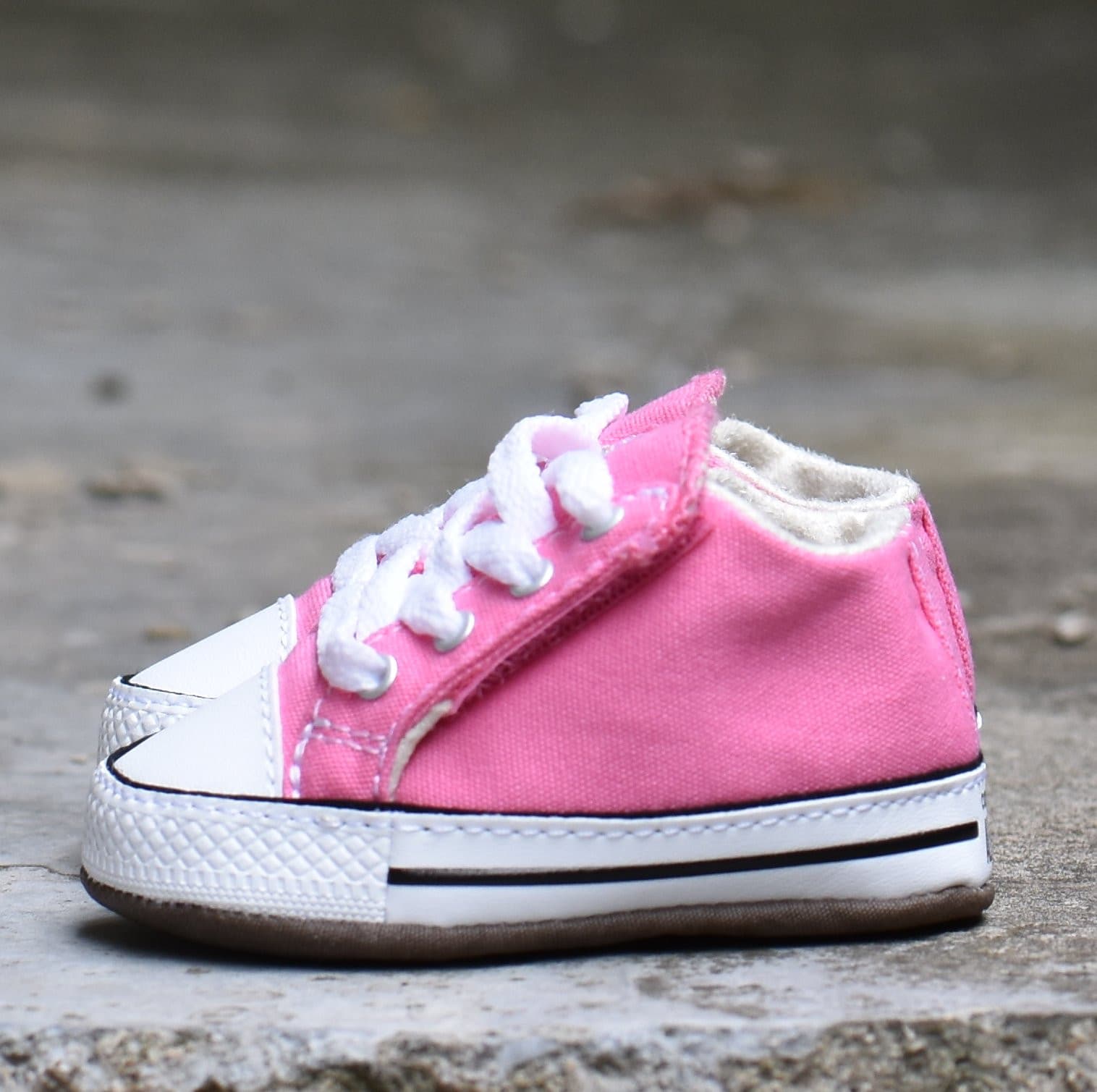 converse CHUCK TAYLOR ALL STAR CRIBSTER CANVAS COLOR Dětské capáčky EU 17 865160C - náhled 2