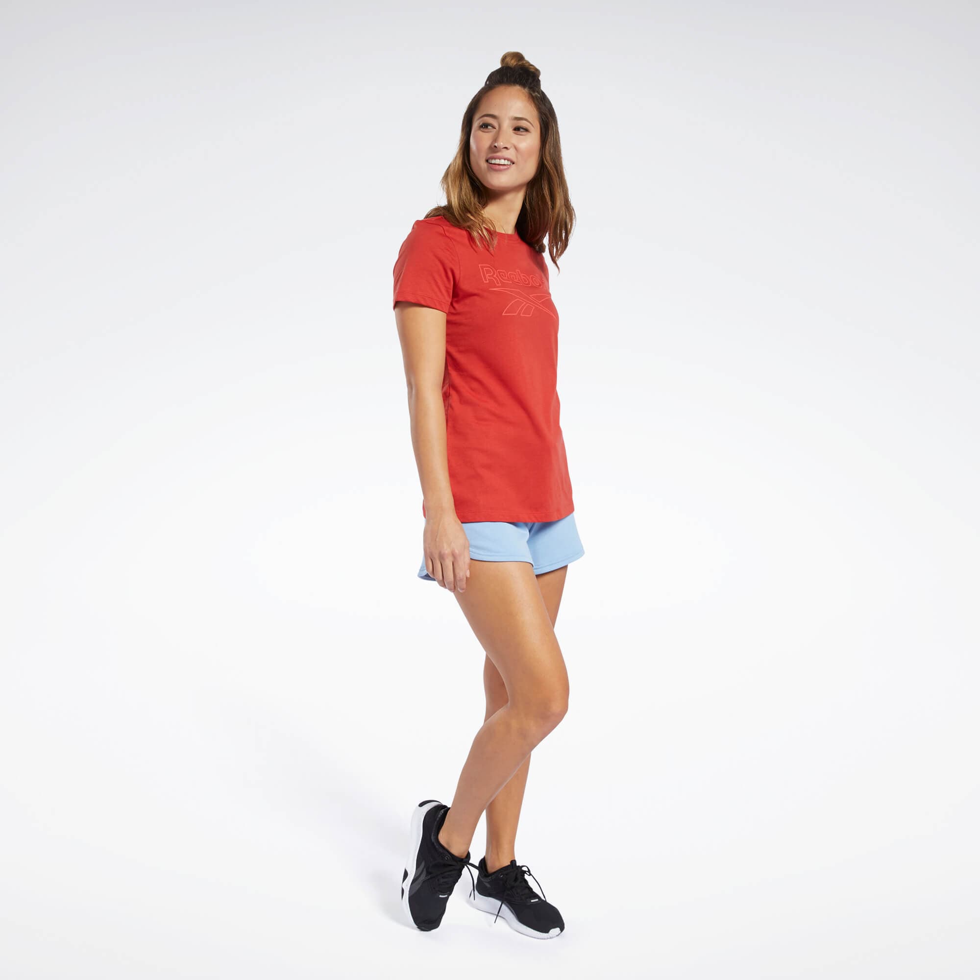 Reebok TE Graphic Tee Delta Dámské tričko US XS FJ2740 - náhled 2