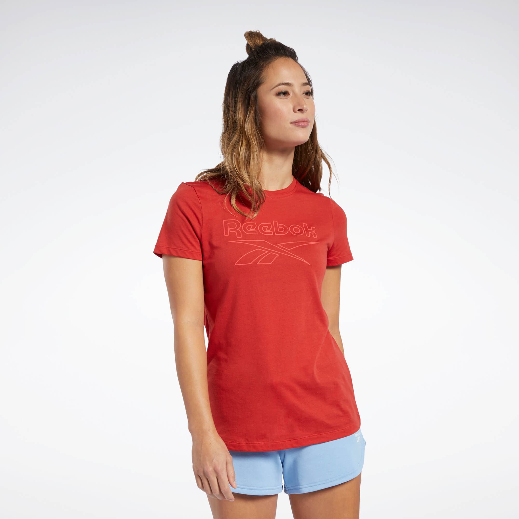 Reebok TE Graphic Tee Delta Dámské tričko US XS FJ2740