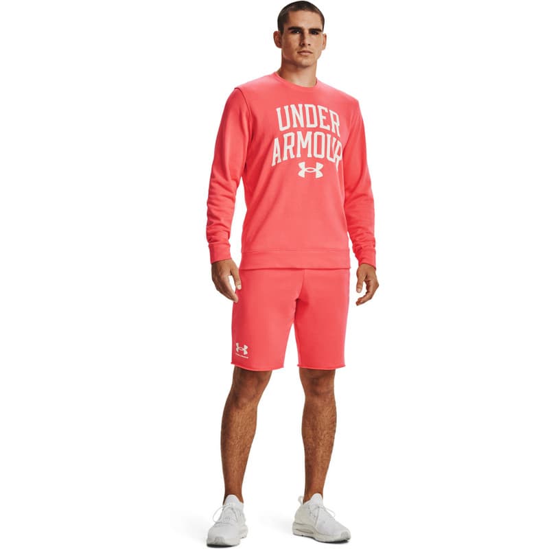 Under Armour UA RIVAL TERRY CREW Pánská mikina US XL 1361561-690 - náhled 5