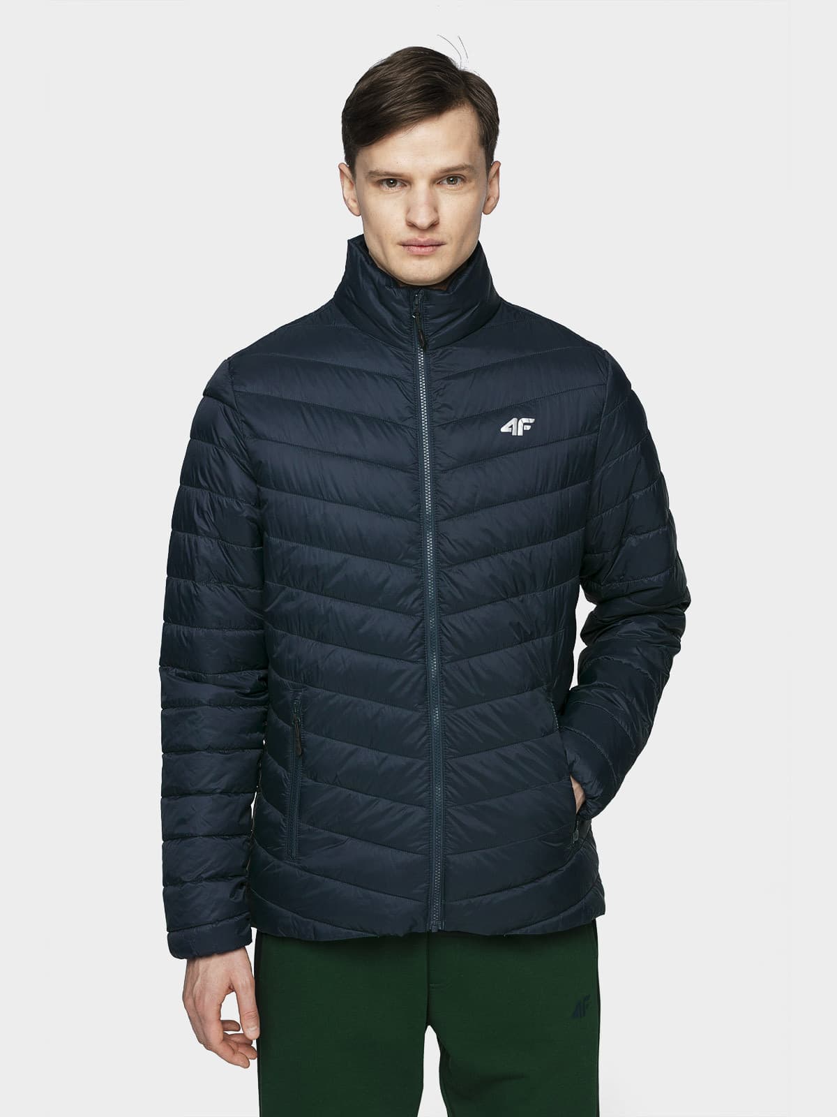 4F H4L21-KUMP002 NAVY Pánská bunda US L H4L21-KUMP002 NAVY