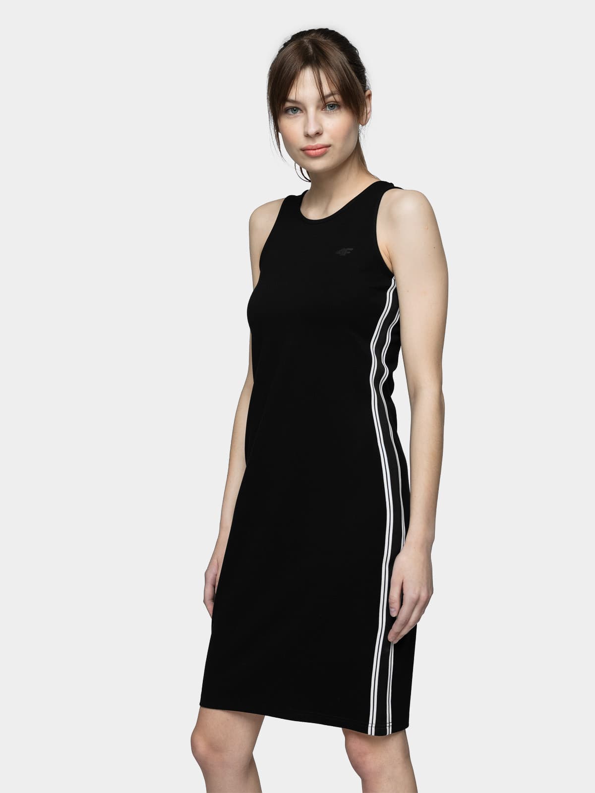 4F H4L21-SUDD012 DEEP BLACK Dámské šaty US M H4L21-SUDD012 DEEP BLACK