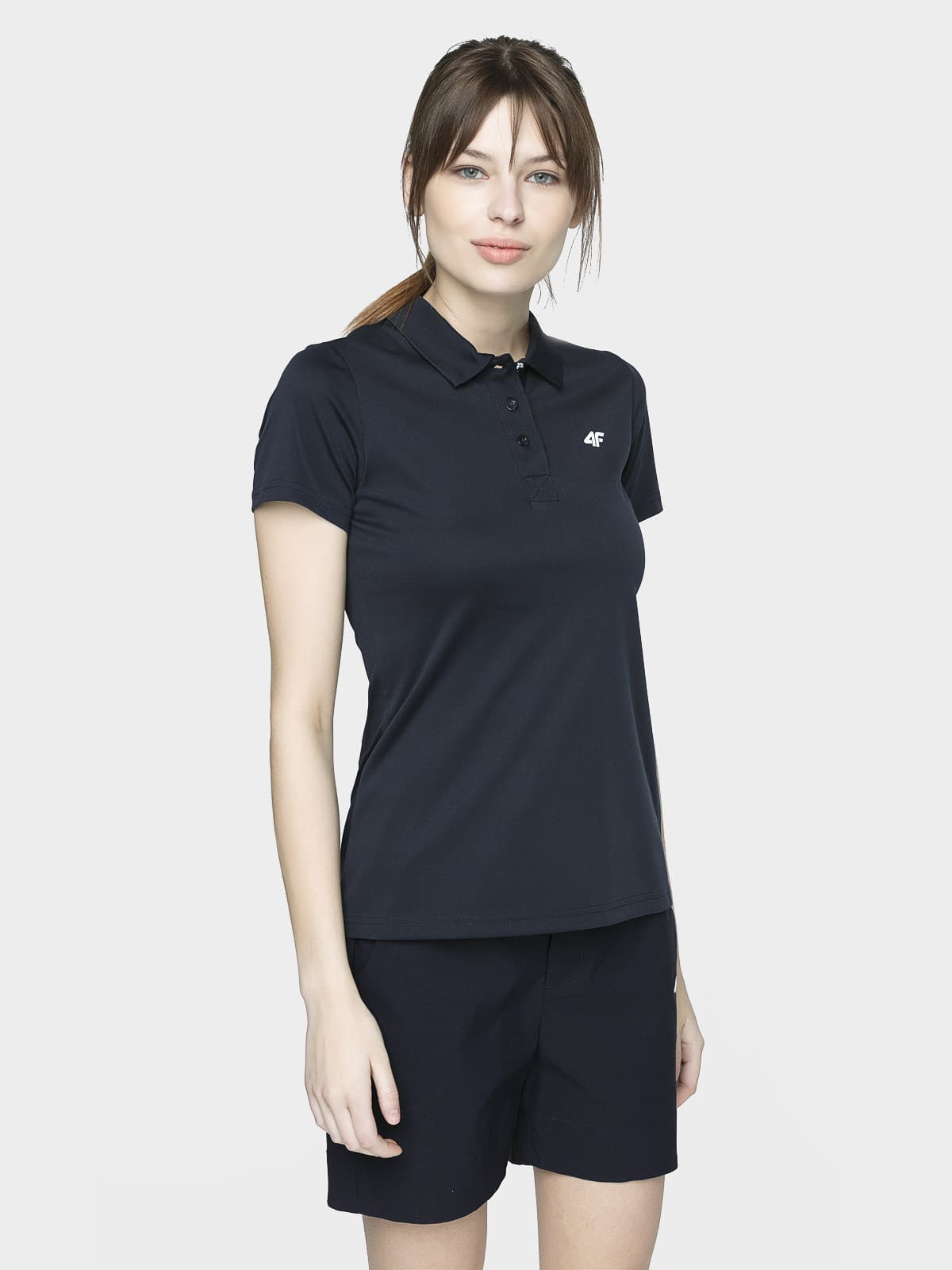 4F H4L21-TSDF080 NAVY Dámské tričko US L H4L21-TSDF080 NAVY